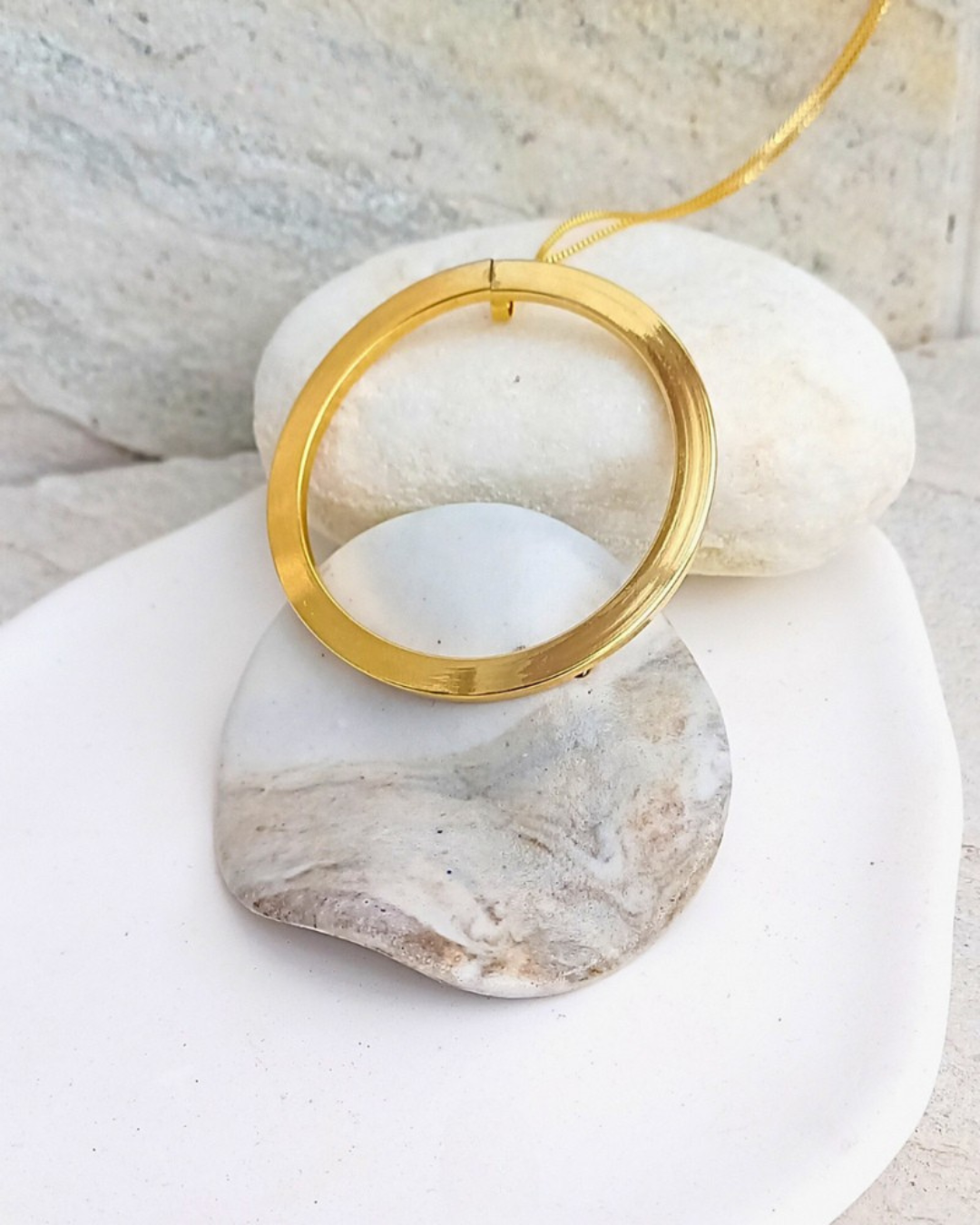 Colar Infinito - Em Cerâmica Artesanal