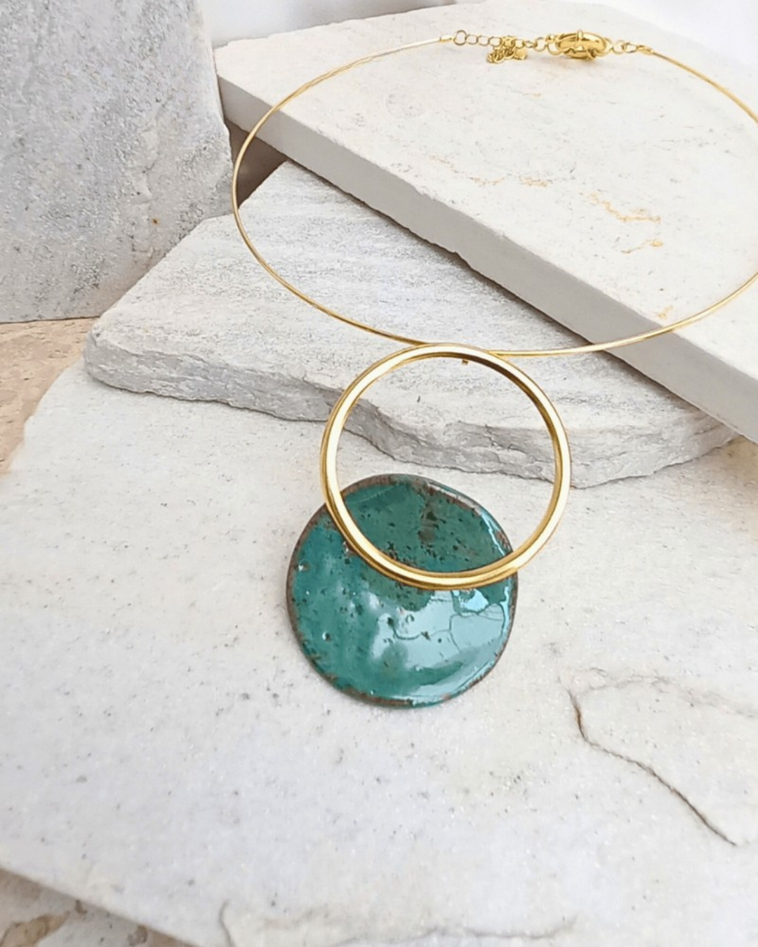 Choker Harmonia - Em Cerâmica Artesanal