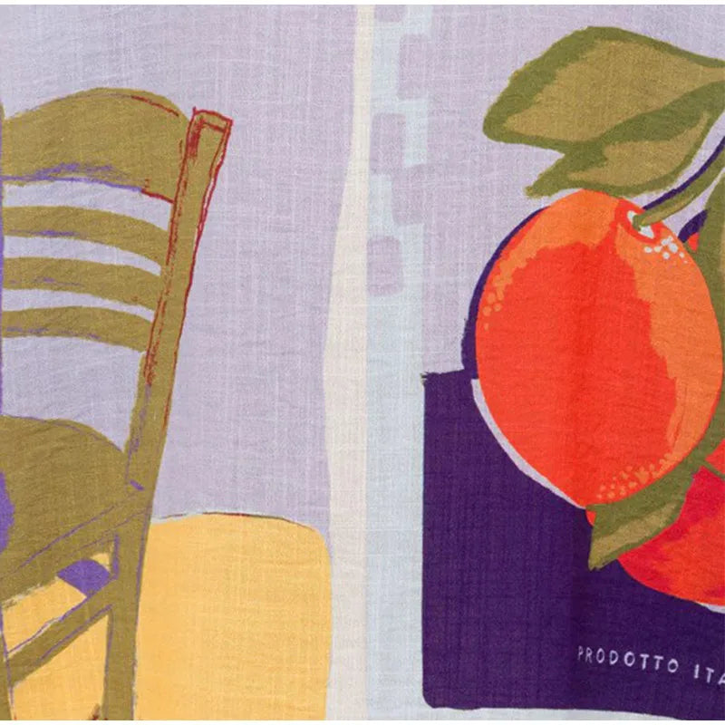 Vestido Longo de patchwork com fenda na perna Sicília