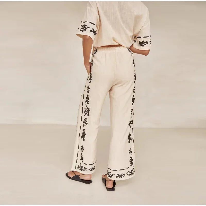 Conjunto Casual Calça e camisa manga curta - Kiev