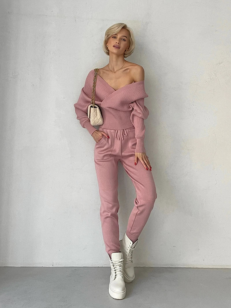 Conjunto de Calça e Blusa em Lã Macia - Hull