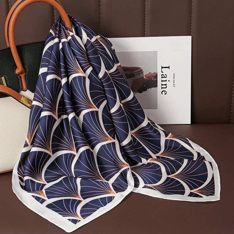Lenços de Seda - Tamanho 70x70cm Estampas Variadas