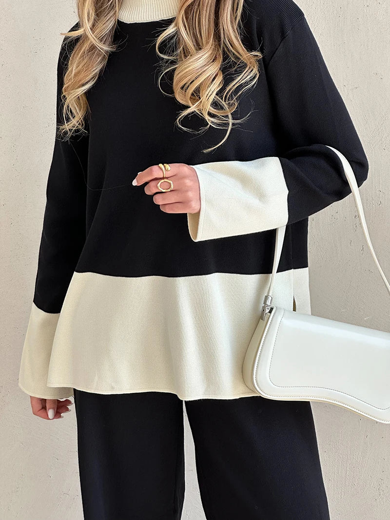 Conjunto Feminino de Malha Churchill