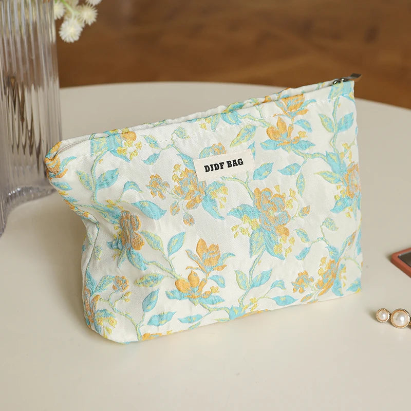 Bolsa Elegance de Cosméticos Feminina com Estampa 3D Elegante