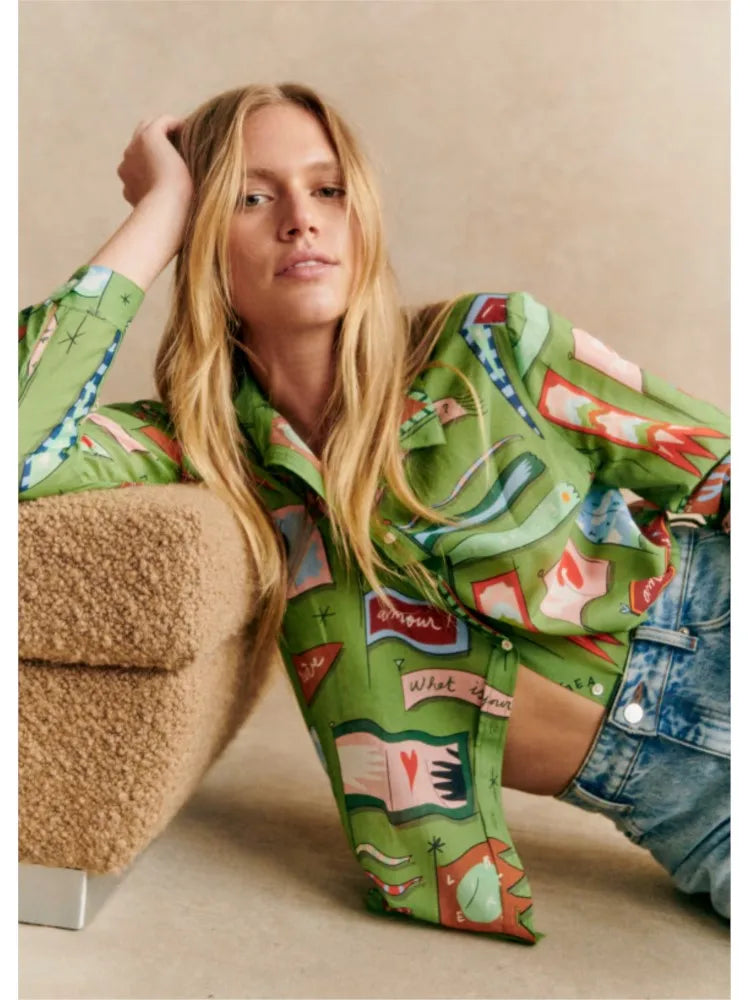 Camisa Manga longa Holidays Verde