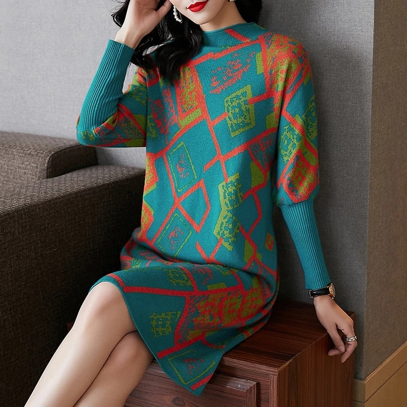 Vestido de lã Suelen