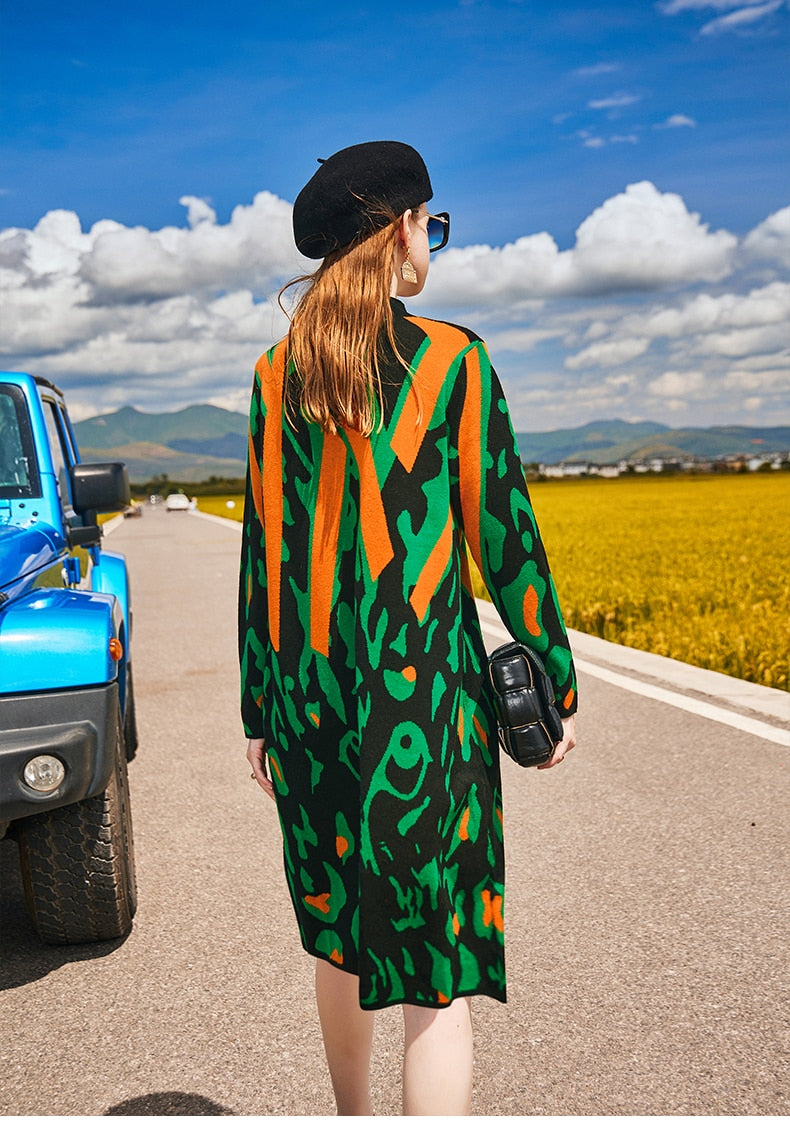 Vestido de lã Jeane