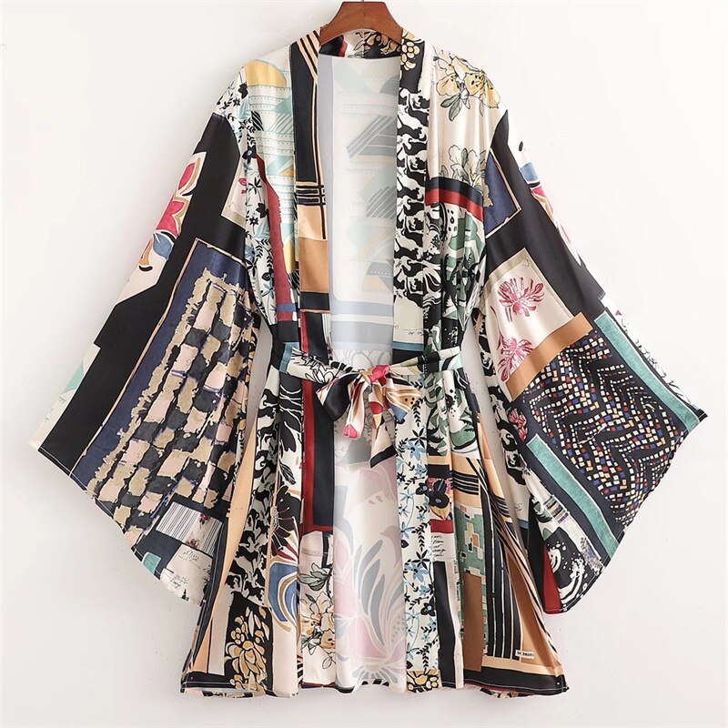 Conjunto Ayana - Kimono e calça com elástico