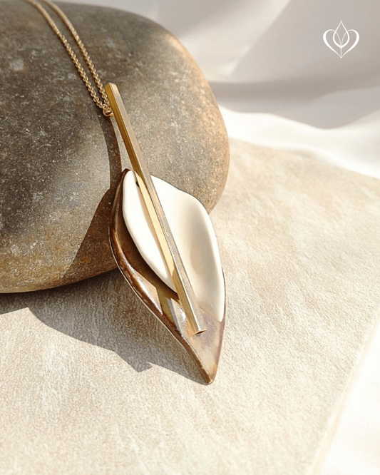 Colar Serenidade - Em Cerâmica Artesanal