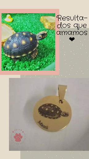 Corrente de Amor - Pingente Personalizado com a foto do seu pet
