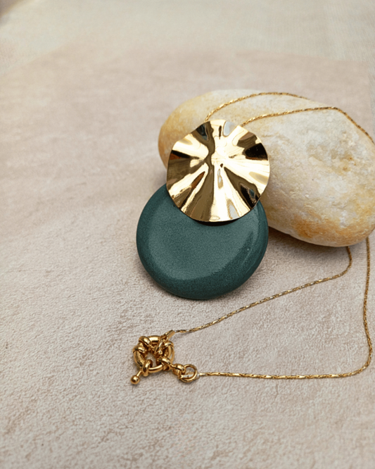 Colar Brisa Serena - Em Cerâmica Artesanal