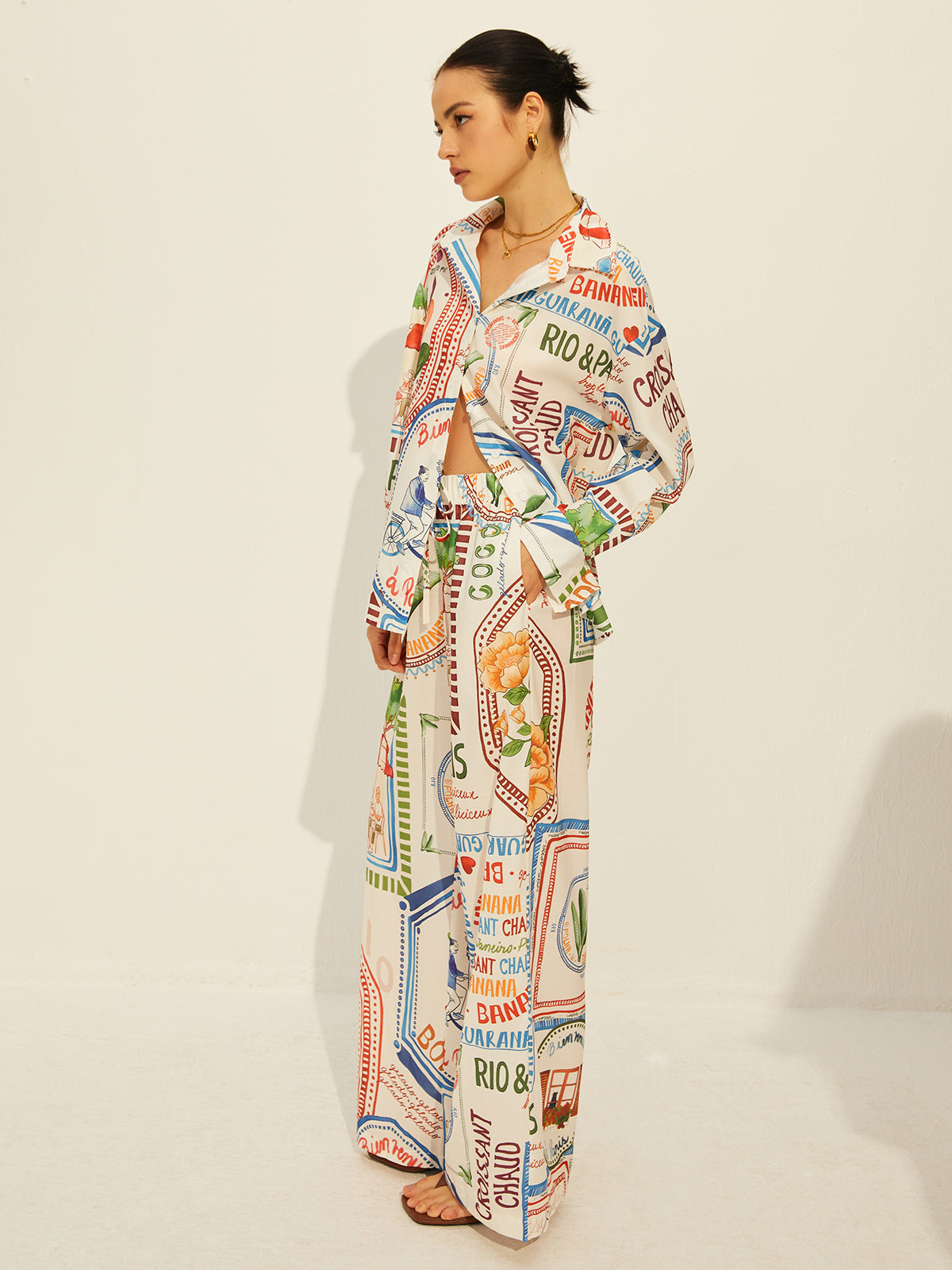 Conjunto Calça ou Shorts e Camisa  Rio