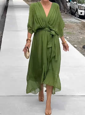 Vestido Midi Sofisticado