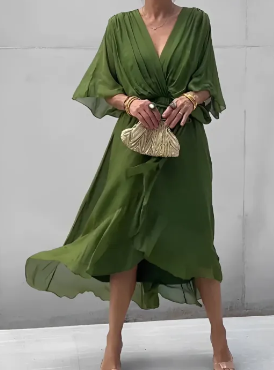 Vestido Midi Sofisticado