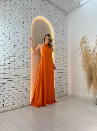 Vestido Lonfgo Solto - Elegância & Beleza