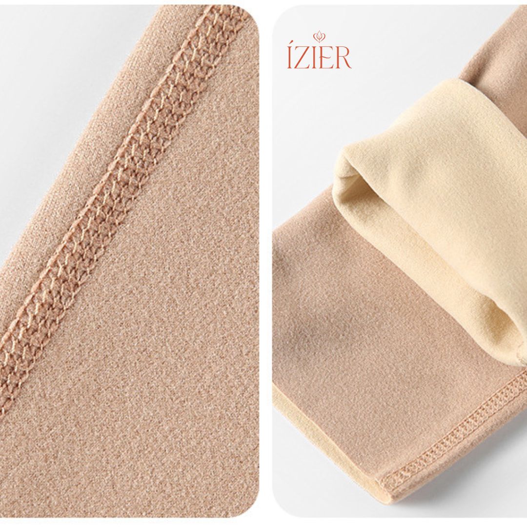 Conjunto Térmico para Mulheres, Tecido Base Elástica Grossos de Veludo, Sem Costura, Quente para Inverno