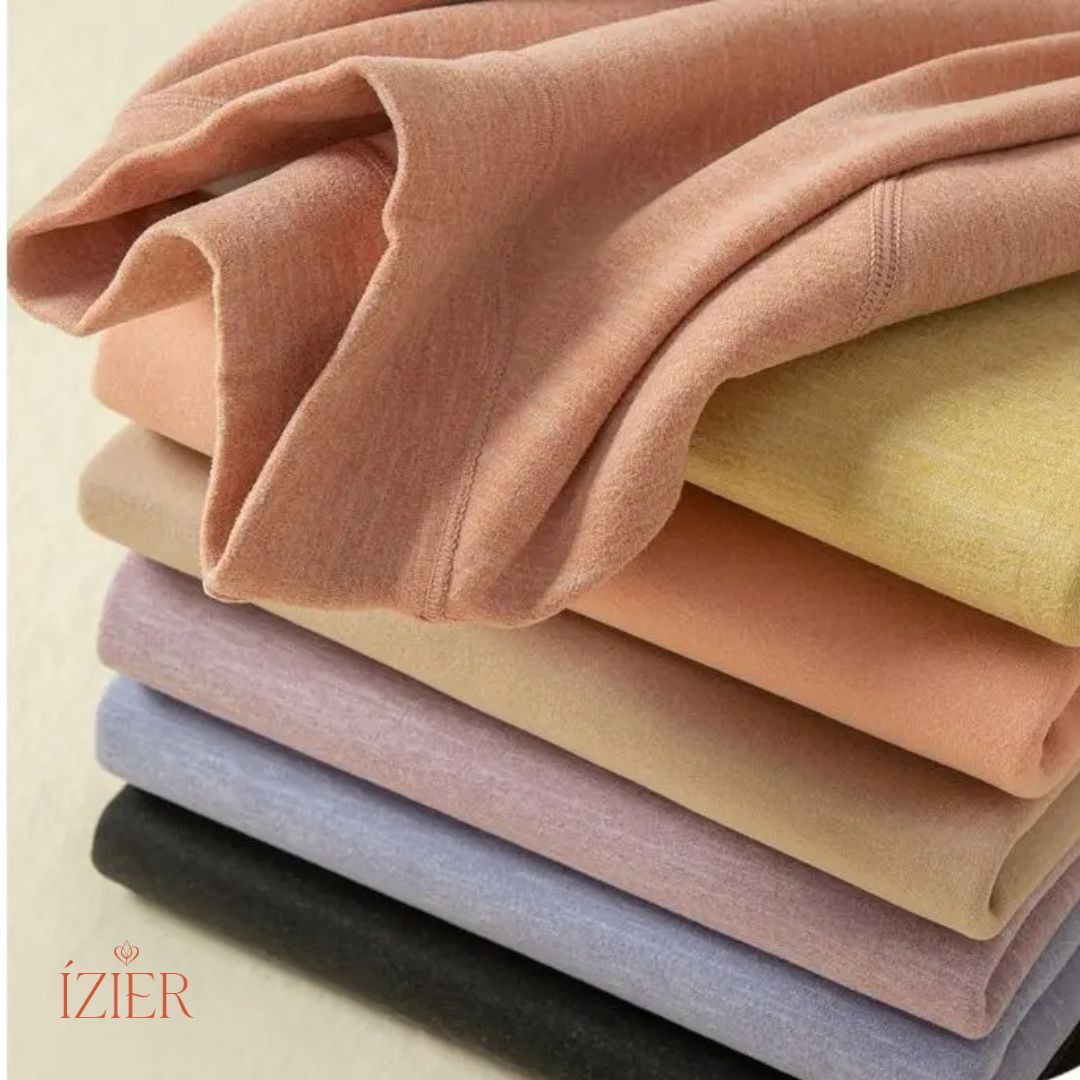 Conjunto Térmico para Mulheres, Tecido Base Elástica Grossos de Veludo, Sem Costura, Quente para Inverno