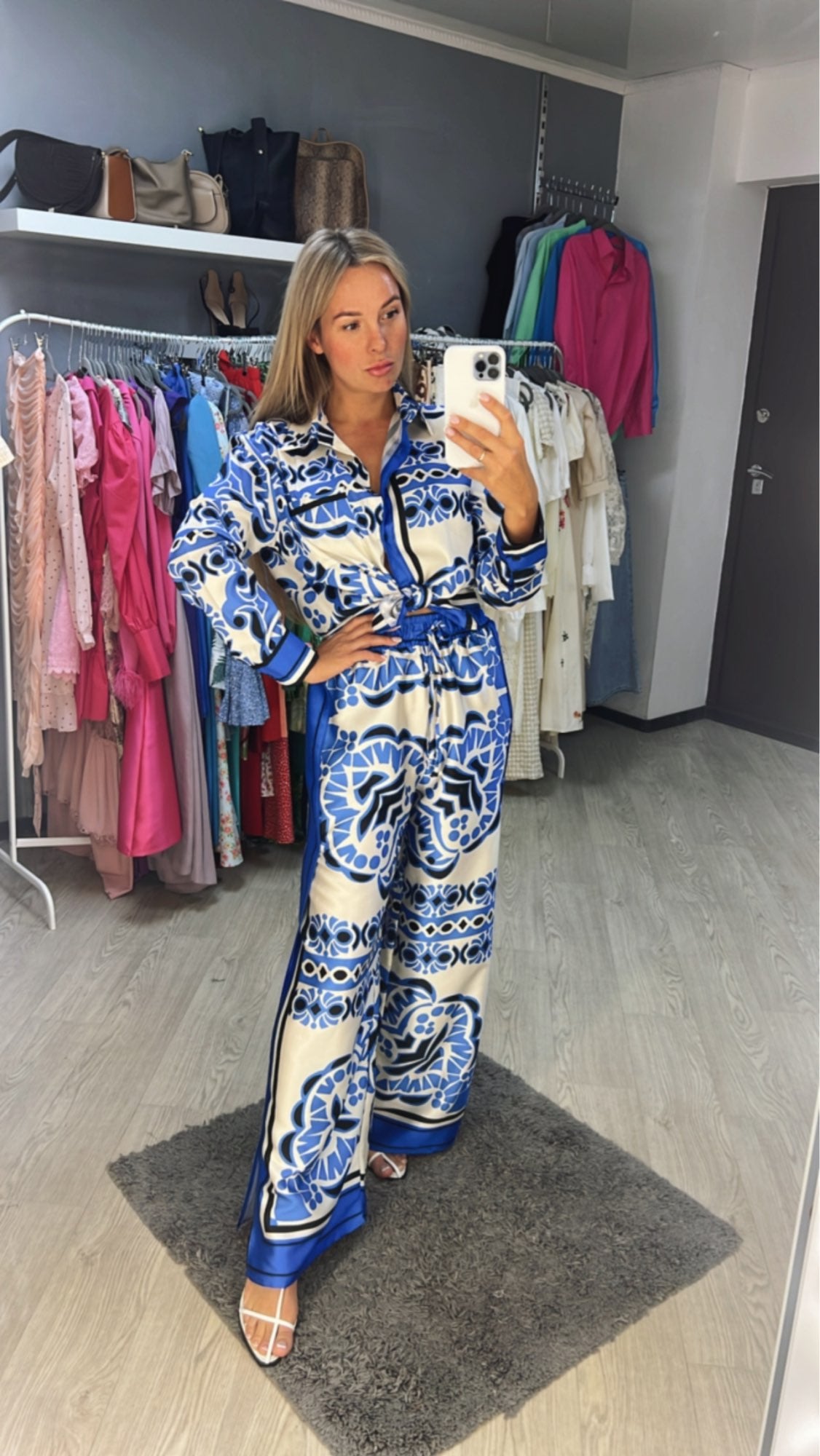 Conjunto Gisele - Camisa e calça com elástico