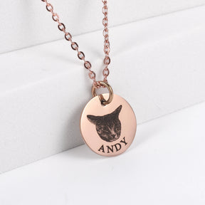 Corrente de Amor - Pingente Personalizado com a foto do seu pet