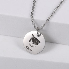 Corrente de Amor - Pingente Personalizado com a foto do seu pet