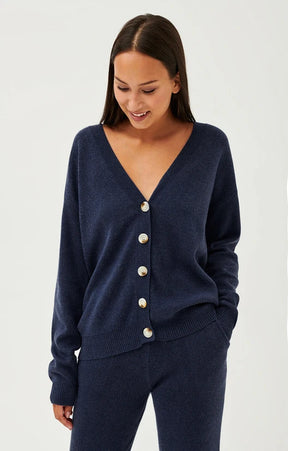 Conjunto de Tricô Calça e cardigan Leeds