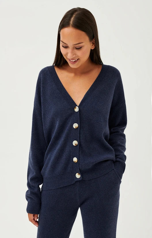 Conjunto de Tricô  Calça e Cardigan Leeads