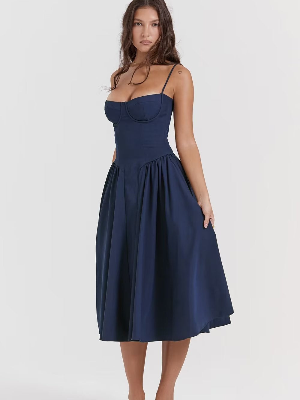 Vestido Midi Meia taça Paris