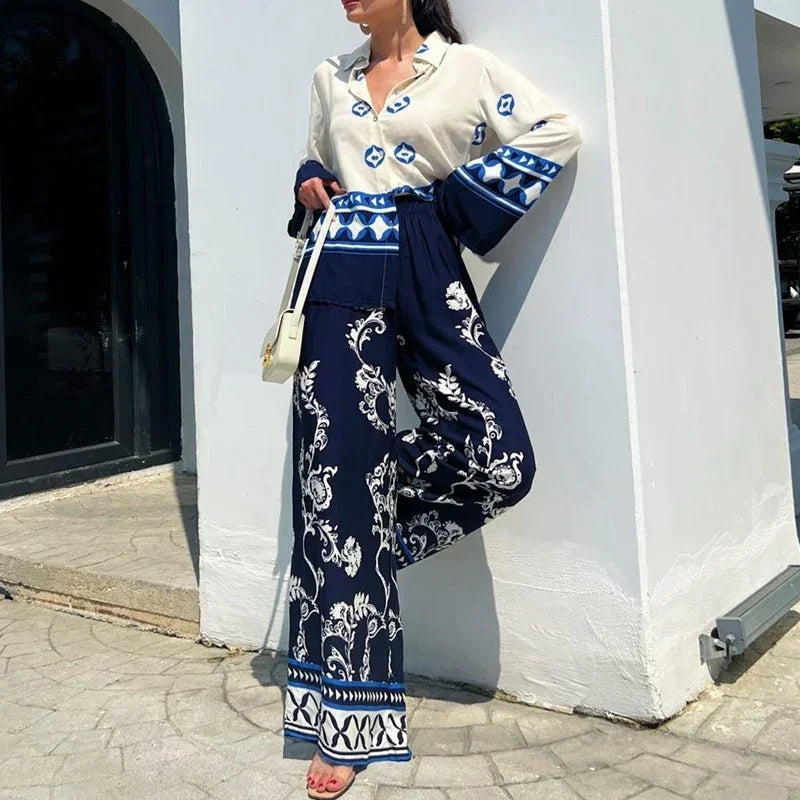 Conjunto Feminino de Duas Peças Barcelona