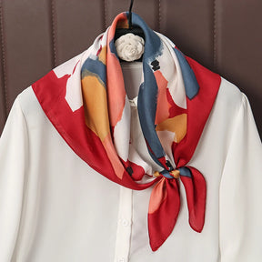 Lenços de Seda - Tamanho 70x70cm Estampas Variadas