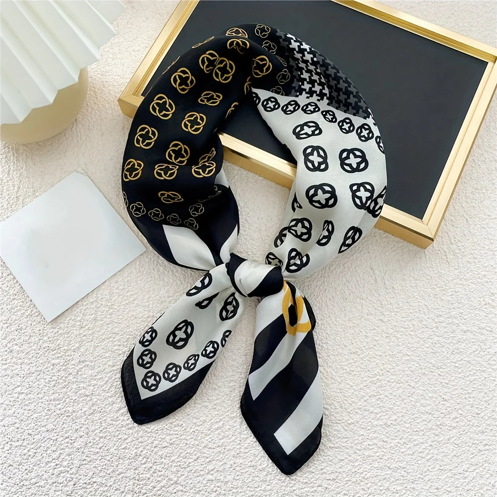 Lenços de Seda - Tamanho 70x70cm Estampas Variadas