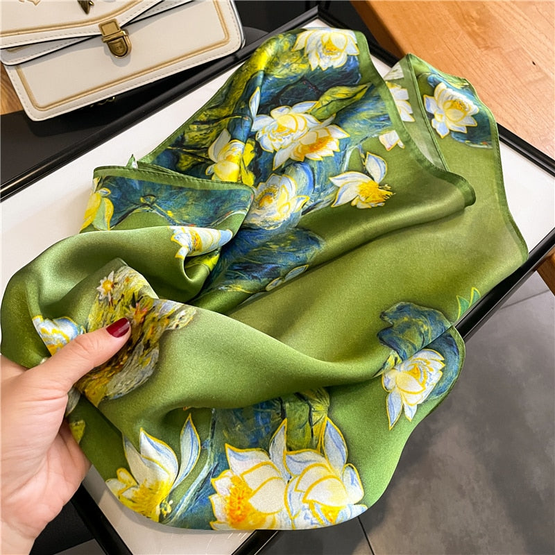 Lenço de seda - Estampas variadas