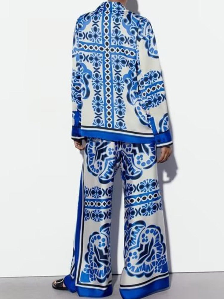 Conjunto Gisele - Camisa e calça com elástico