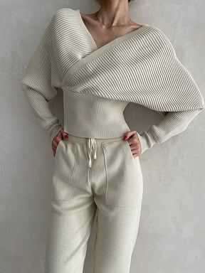 Conjunto de Calça e Blusa em Lã Macia - Hull