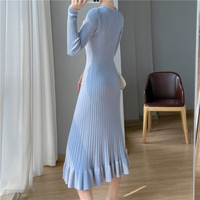 Vestido de lã Elis