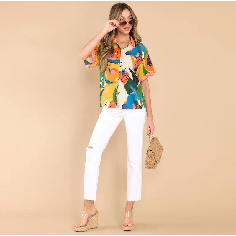 Conjunto Hawaii - Shorts e camisa