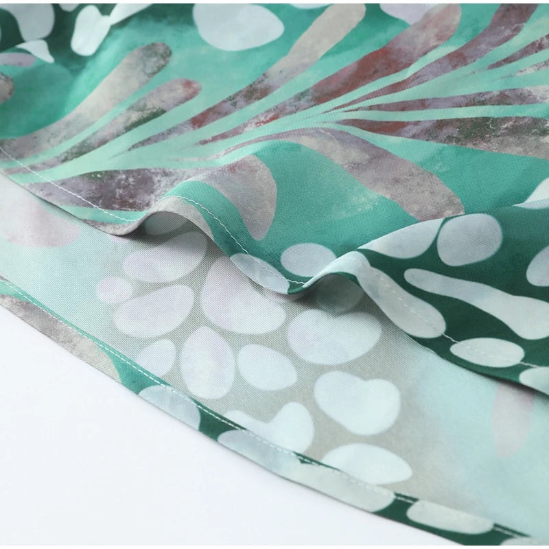 Conjunto Camisa e Saia de Cetim Zurich