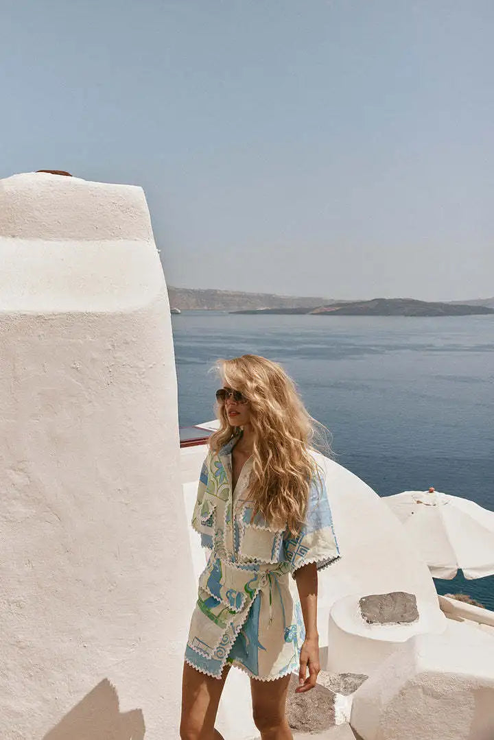 Conjunto Mykonos – Estampa Vibrante