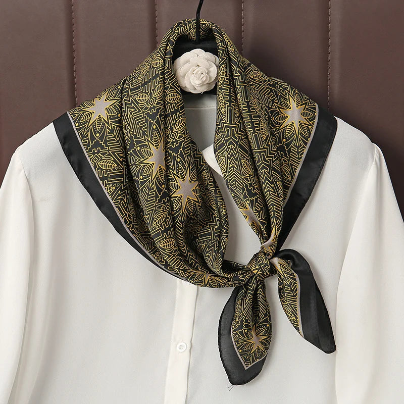 Lenços de Seda - Tamanho 70x70cm Estampas Variadas