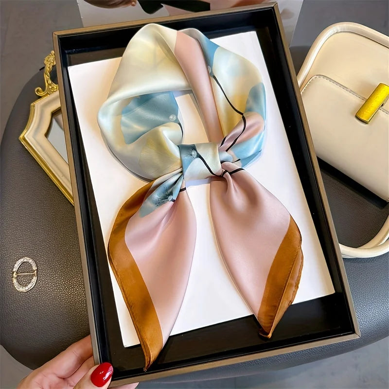 Lenços de Seda - Tamanho 70x70cm Estampas Variadas