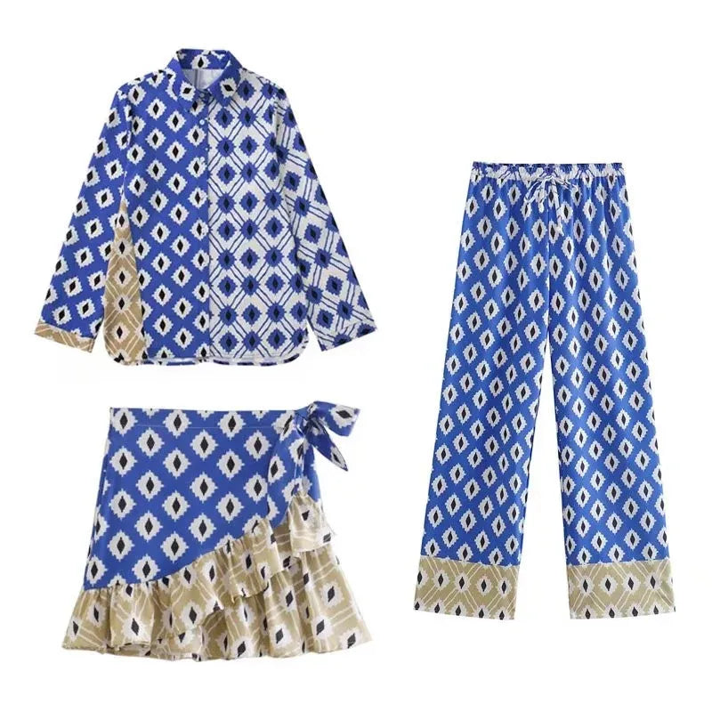 Conjunto Micaela – Estampa Geométrica