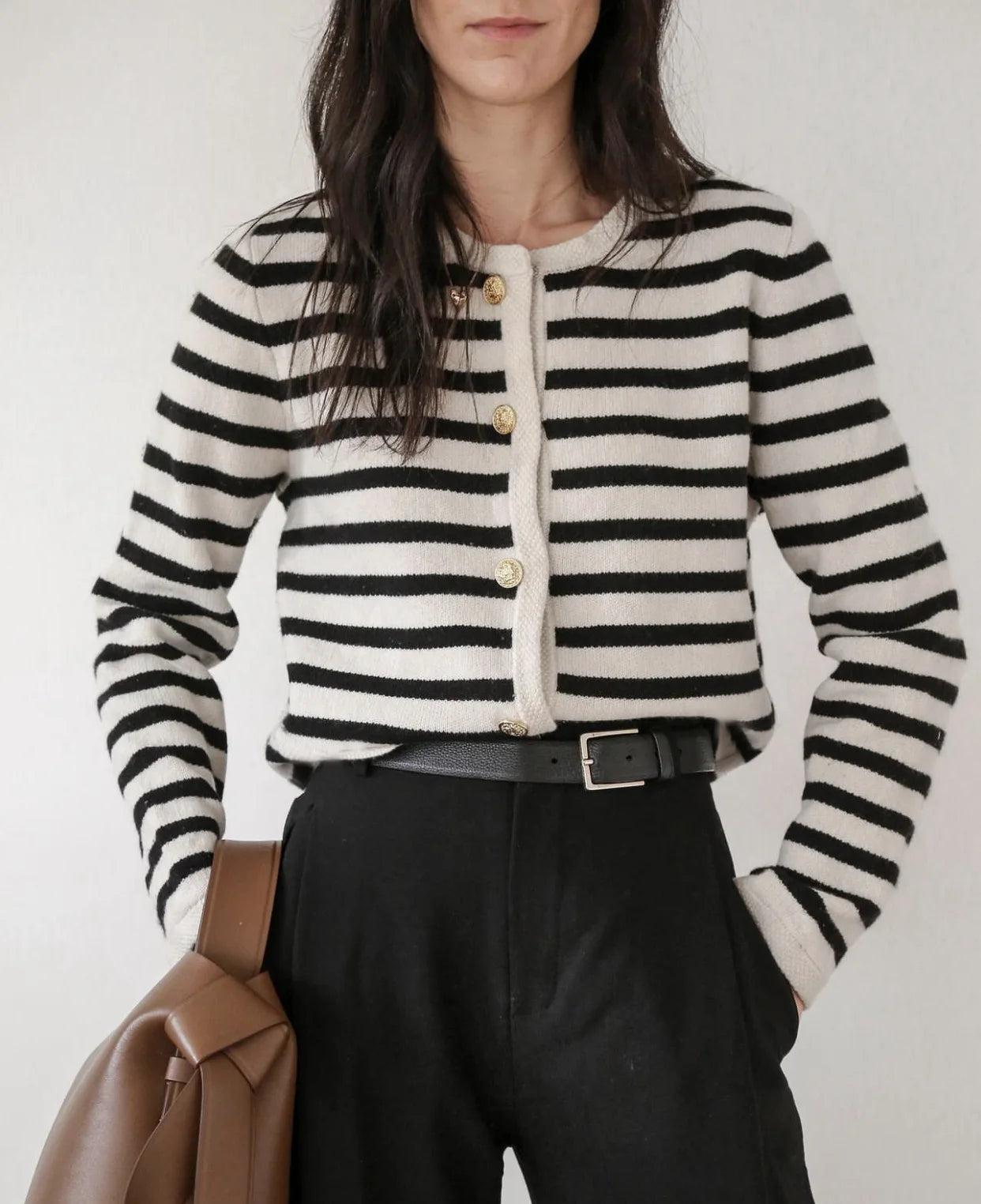 Conjunto Cardigan e Shorts de tricô Atenas