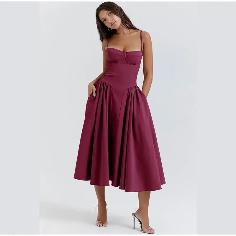Vestido Midi Meia taça Paris