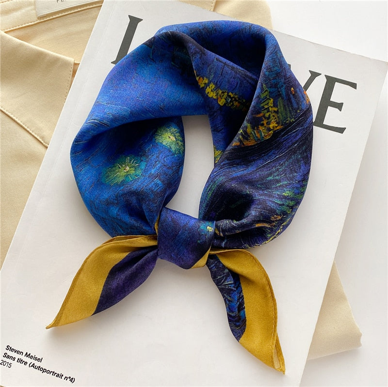 Lenço de seda - Estampas variadas