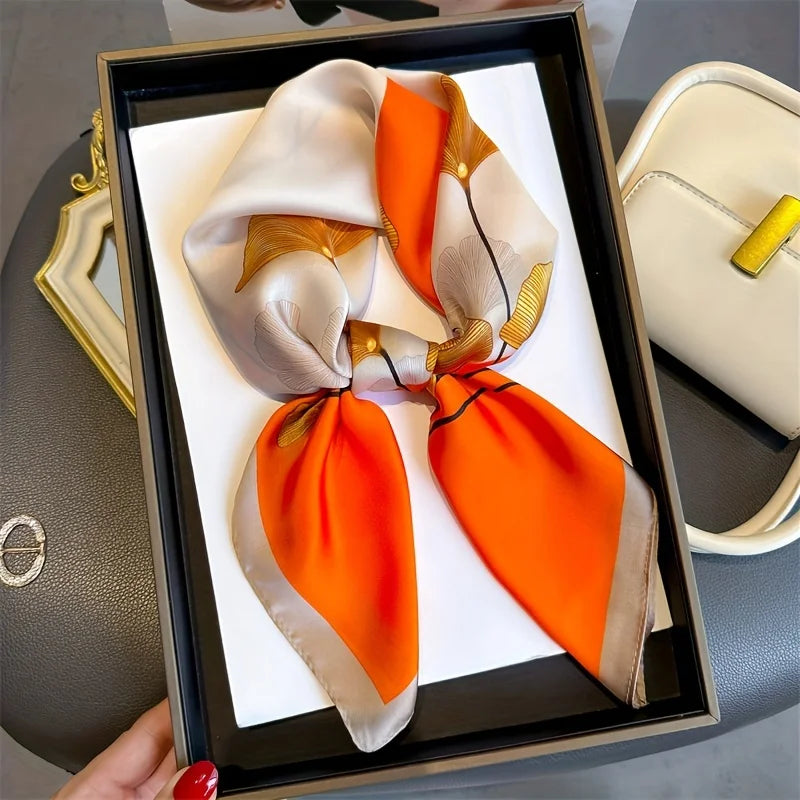 Lenços de Seda - Tamanho 70x70cm Estampas Variadas