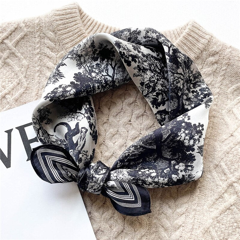 Lenço de seda - Estampas variadas