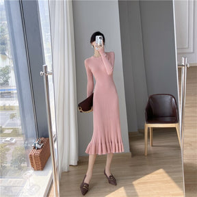 Vestido de lã Elis