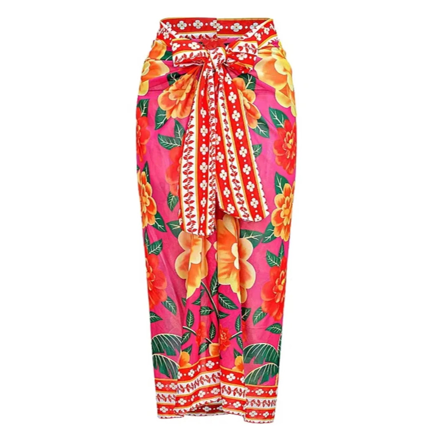 Plus Size - Maiô com pareô Madeleine