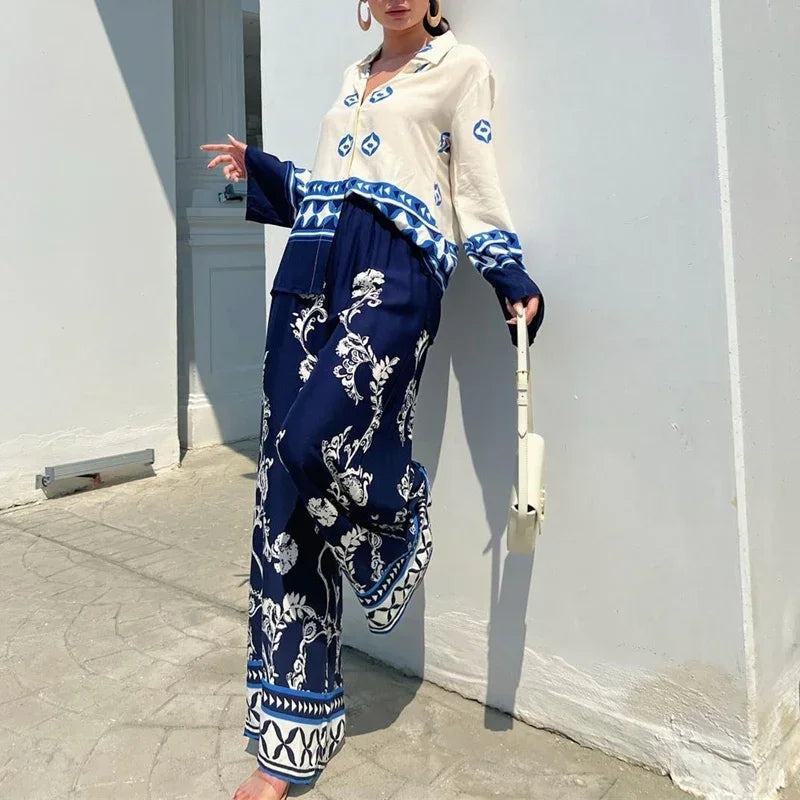 Conjunto Feminino de Duas Peças Barcelona