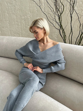 Conjunto de Calça e Blusa em Lã Macia - Hull