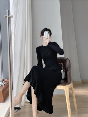 Vestido de lã Elis
